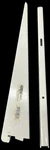 Pair Of Rubbermaid Twin Track Brackets Metal White 11.5 FG4C0402WHT. Fixed Price $27.00.