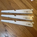 Organized Living 7913-1412-11 Freedom Rail Ventilated White Bracket In.. Fixed Price $9.99.