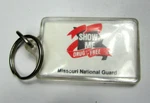 Vtg Missouri National Guard Drug Free Key Chain Ring Fob Collectible Advertising. Fixed Price $8.13.
