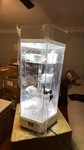 360 Electric Rotating Clear Display Case With Built Led 27.5IN X 13.5IN. Fixed Price $279.00.