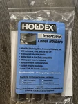 Magnetic Organization: 12/CASE 6" Hol-dex Plastic Label Holders. Fixed Price $14.99.