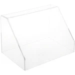 Plymor Clear Acrylic Slanted Front Display Case W/ No Base, 12" X 8" H. Fixed Price $84.19.
