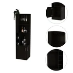 Tuhome Syrah Corner Bar Cabinet Black. Fixed Price $297.99.