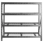 Gladiator Garageworks 4-SHELF Heavy Duty Rack. Fixed Price $377.95.