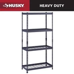 Husky 4-SHELF Metal Heavy-duty Adjustable Garage Storage Shelving Unit Black. Fixed Price $99.95.