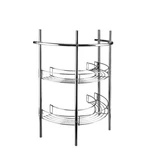 Croydex 21 In. Pedestal Storage Unit Chrome. Fixed Price $11.47.