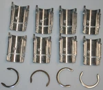 Nexel Aluminum Shelf Clips Retaining Ring 4 Sets One Pack Ama New. Fixed Price $9.95.