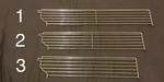 Lot Of 10 Wire Shelf Divider Fence Fits Gondola Lozier Madix Shelving,size Below. Fixed Price $42.99.