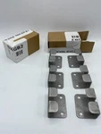 Lot Of 12 Metro Stainless Steel Wall Mount Brackets For Small Grids SWGB2 - New. Fixed Price $15.75.