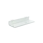 Azar Displays Clear Acrylic Shelf For Pegboard & Slatwall 16" X 4" 2", 4-PACK. Fixed Price $55.79.