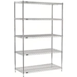 Global Industrial Shelf Chrome Wire Shelving Unit Starter 54"W X 14"D 86"H. Fixed Price $272.79.