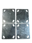 Caster Wheel Weld On Mounting Plates 4.5 8 Gauge Heavy Steel. Fixed Price $40.00.