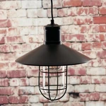 Calgary Traditional Rustic Iron 8W Led Ceiling Light & Wire Guard- Home, Retail. Fixed Price $24.10.