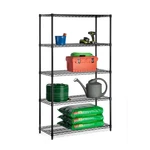 Heavy Duty Adjustable Shelving Unit 800 Lbs Per Shelf 42X18X72IN Black 5-TIER. Fixed Price $259.99.