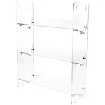 Plymor Clear Acrylic 3-SHELF Cd/dvd Display Shelving, 31.5" X 24.5" W 8.25"D. Fixed Price $377.30.