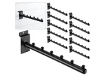 Slatwall Ball Waterfall Faceout 16" Square Tube White. Fixed Price $45.00.