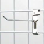 6" Wire Slat Hooks Pegs Gridwall Panel 50 Chrome 6MM Metal Display. Fixed Price $27.97.