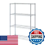 Alera Residential Wire Shelving Four-shelf 36W X 14D 54H Silver. Fixed Price $123.07.