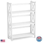 Casual Home Montego 3-SHELF White Fold Bookcase 27.5 Wide. Fixed Price $112.93.