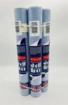 5 Rolls Rubbermaid Blue Drawer Shelf Liner Smooth &easy Lite Adhesive 1980'S. Fixed Price $39.95.