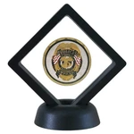 Sh Challenge Coin Display Frame, 3D Floating Case Stand Holder, Medal.... Fixed Price $13.11.