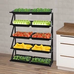 Market Retail Display Rack Shelf Merchandiser Fruit Vegetable Snack Basket 5TIER. Fixed Price $128.99.
