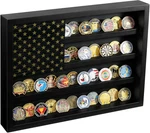 Asmileindeep Challenge Coin Display Case, 4 Rows Military Holder Wi. Fixed Price $34.99.