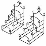 Artliving 4TIER Metal Scrollwork Dish Rack Plate Display Stand Holder Ca.... Fixed Price $37.97.