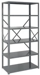 Quantum Storage 75-1836-4 Ironman Steel Shelving Unit 75"X18"X36" 400LB Cap. Fixed Price $296.56.
