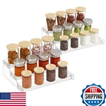 Lifewit 2-PACK 3-TIER Clear Plastic Spice Rack Cabinet Organizer Storage. Fixed Price $28.48.