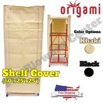 New Shelf Cover Zipper Closure 60"X25"X25" - Works W/origami & Other Shelves!!. Fixed Price $25.99.