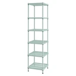 Design Ideas 6 Tier Tower Metal Storage Shelving Unit Rack, Green (open Box). Fixed Price $76.88.