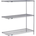 Shelf Nexelate Silver Epoxy Wire Shelving Unit Add On 36""W 30""D. Fixed Price $210.34.