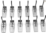 Heavy Duty Wall Panel Steel Accessory Hooks W/ Silver Finish 4" (12CT) 13002. Fixed Price $64.99.