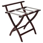 Wooden Mallet Wall Saver Oak Luggage Rack Straps, 29.5"H X 23.75"W 18.25"D. Fixed Price $146.26.