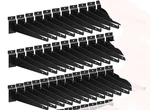 Oudain 12 Slat Wall With Lip Heavy Duty Brackets 30 Pack. Fixed Price $64.00.