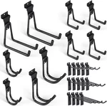 24 Pack Heavy Duty Slatwall Hooks Black Panel Accessories Assortment. Fixed Price $31.20.