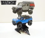 Stackz 1/18 Scale Rc Car Shelf Pit Display Stand Rack For Traxxas TRX-4M Crawler. Fixed Price $45.00.