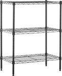 Amazon Basics 3-SHELF Adjustable Heavy Duty Steel Wire Rack Storage Shelving Org. Fixed Price $52.96.