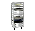 New Age 1635 25.25" X 24.5" Welded Aluminum Mobile Universal Pan Rack. Fixed Price $1248.50.