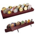 Asmileindeep Challenge Coin Display Holder, Solid Wood Large, Mahogany. Fixed Price $25.99.