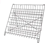 Rack Literature Display Black Wire 6-TIER Countertop Brochure Books Dvd Cd. Fixed Price $70.99.