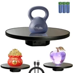 Jayegt Motorized Rotating Display Stand, 10INCH /11LBS Load ,mirror Black. Fixed Price $32.88.