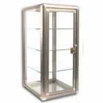 Glass Countertop Display Store Fixture Showcase With Front Lock. Fixed Price $287.38.