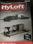 Garage Storage Shelves Hyloft 2 Pack Heavy Duty- Wall Mounted Wire. Fixed Price $64.99.