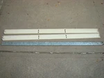 Lozier Top, Center And Bottom Rail For Gondola Shelving Retail Store. Fixed Price $10.00.