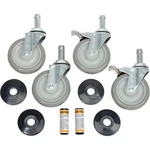 Nexel Stem Casters Set (4) 5" Polyurethane Wheel With Brakes 1200 Lbs.. Fixed Price $52.29.