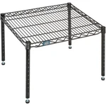 Nexel Black Epoxy Wire Dunnage Rack 24"W 21"D 14"H. Fixed Price $61.53.