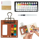 Mini Watercolor Paint Set,portable Travel Kit, Pocket Waterco.... Fixed Price $20.87.