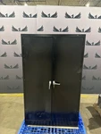 Tennsco Black 5-SHELF Storage Cabinet W/ Keys Used. Fixed Price $550.00.